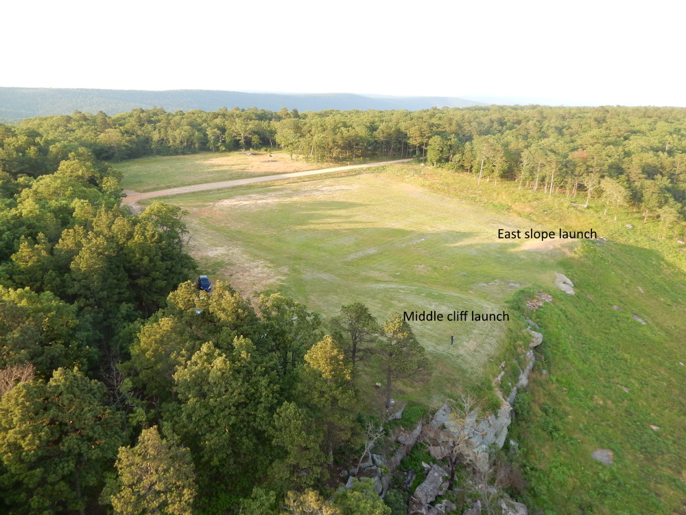 Buffalo Mountain launch area