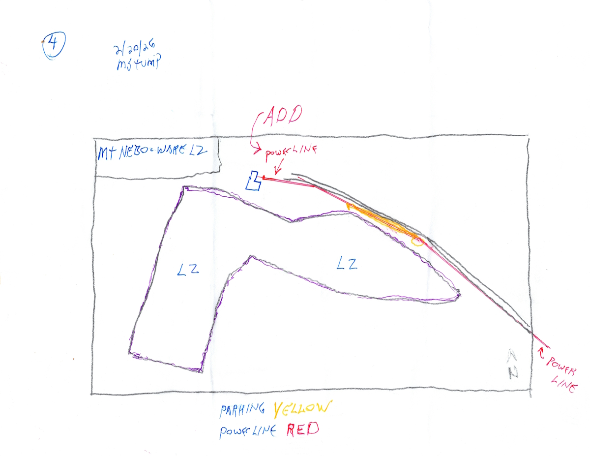 Mt Nebo Ware LZ power line locations