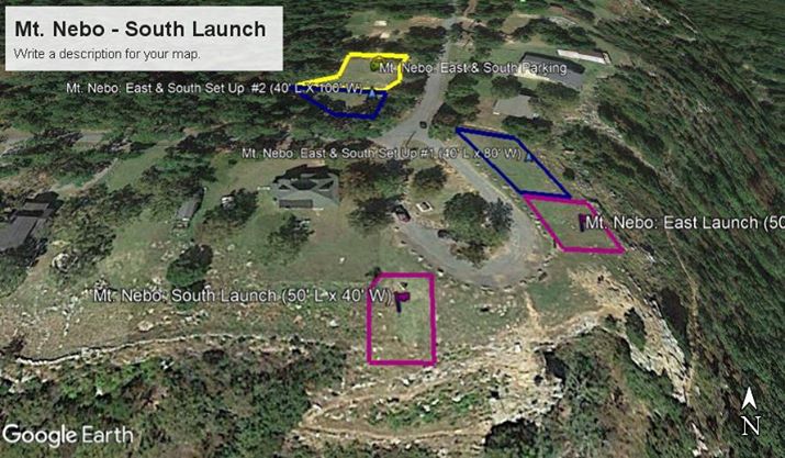 Mt Nebo south launch