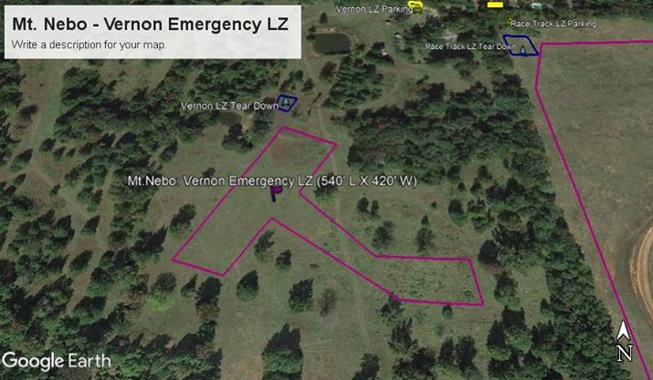 Mt Nebo Vernon emergency LZ
